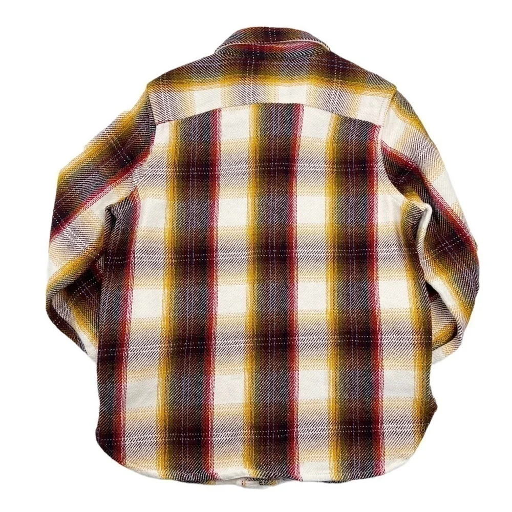 Gap boys woven plaid shirt over shirt S 6/7